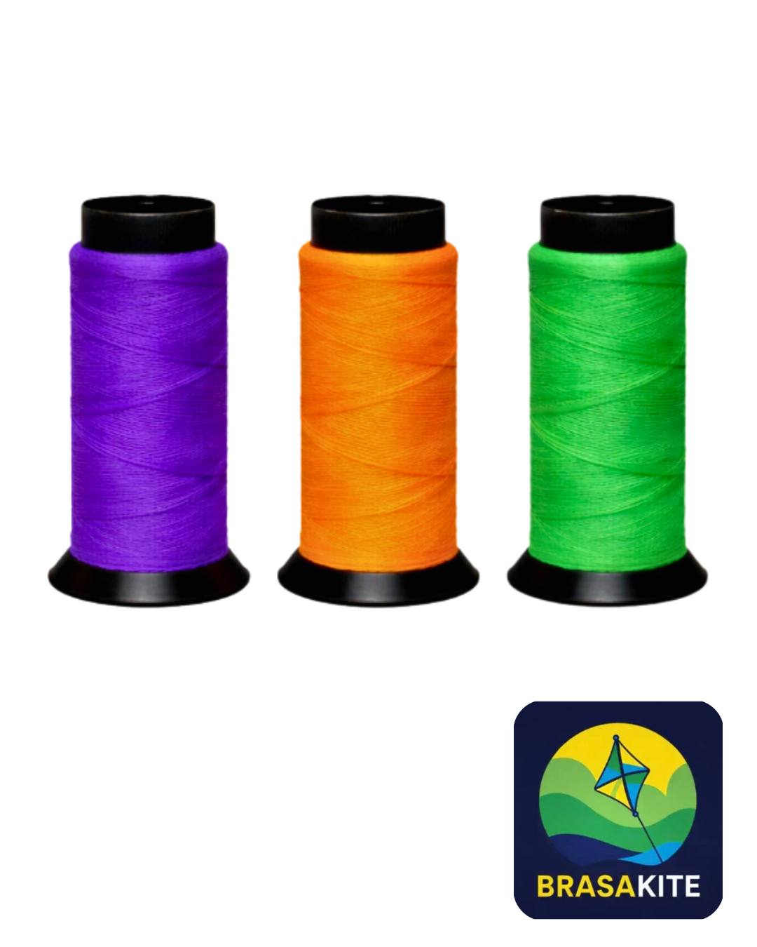 Kit com 3 Linhas para Pipa – 100 Jardas (91,4m) cada linha