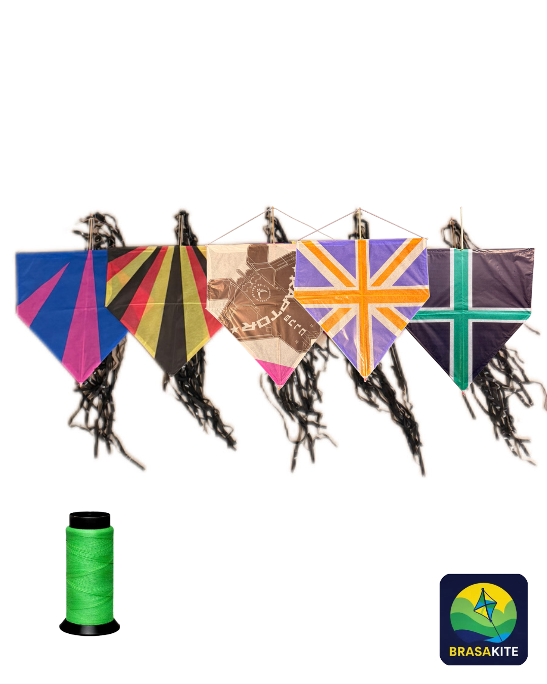 5 pipas com rabiola + 1 linha