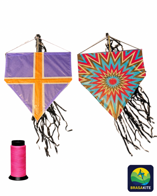 2 pipas com rabiola + 1 linha