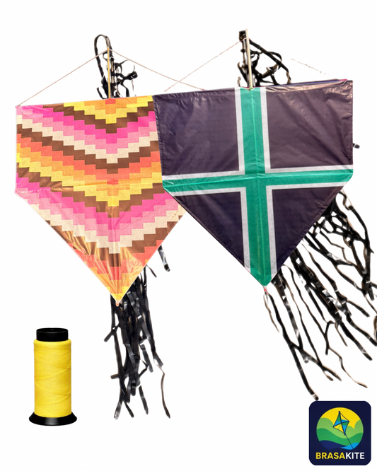 2 pipas com rabiola + 1 linha